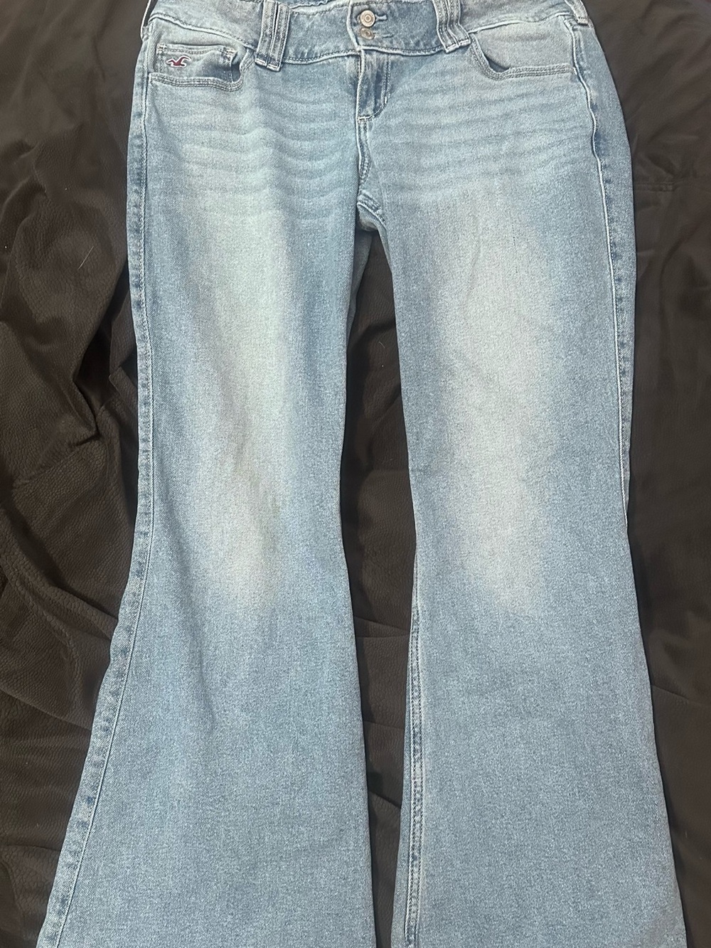 Hollister Ultra Low-Rise Flared Jeans